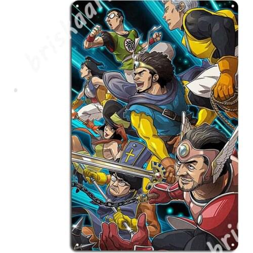 Yakuza 7 Like A Dragon Ichiban Kasuga And Friends Metal Signs Club Bar Design Cinema Garage Plates Tin sign Posters