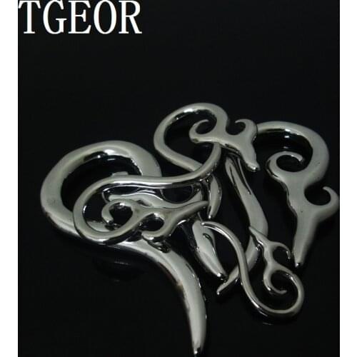 1 pair mixed 5 gauges New arrive wholesale piercing dragon shape ear taper 316L stainless steel ear expande