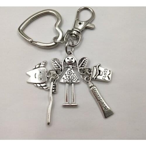 Dentist Gift Tooth Fairy Purse Charm dental surgeon wisdom tooth extraction present fairy unique hygienist birthday present