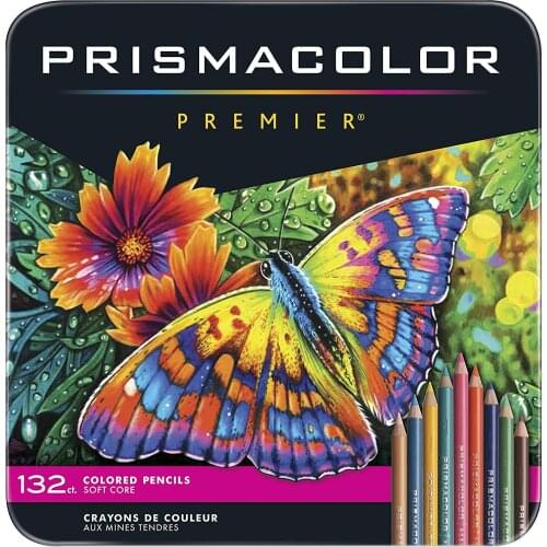 Prismacolor Premier Colored Pencils | Art Supplies for Drawing, Sketching, Adult Coloring | Soft Core Color Pencils, 132 Pack