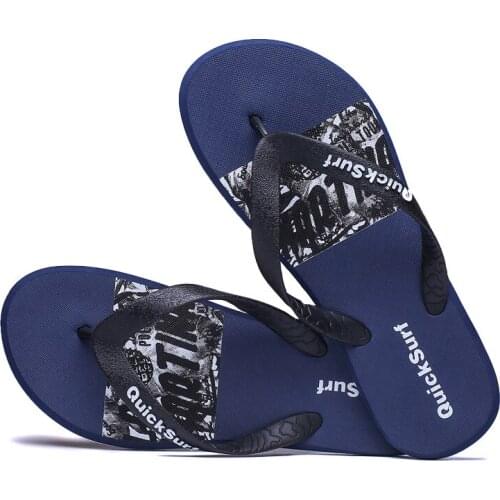 Quicksurf Hot Fashion Men Flip-Flop Thong Sandals Summer Shoes Soft Bathroom Rubber Sole Slippers Pillow Slides Shoe