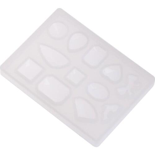 Silicone Mold Diamond Shell Epoxy Resin DIY Jewelry Making Crafts Cake Pendant