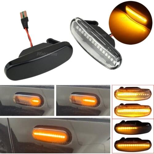 LED Dynamic Side Marker Sequential Light For Fiat Panda Punto Evo Stilo Qubo For Peugeot Bipper For Citroen For Lancia Musa 350