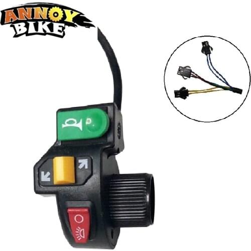 Ebike Handlebar with switch for Horn Turn Signal Motorcycle 7/8 Head Light Hi/Lo Beam Kill Switch ATV