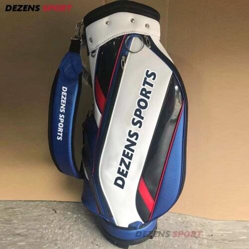 DEZENS High quality brand PU waterproof golf bag golf standard golf bag