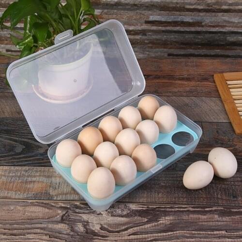 Refrigerator Egg Storage Box Eggs Holder Food Storage Container Fresh Box Vegetable Stackable Kitchen Accessories Organizer