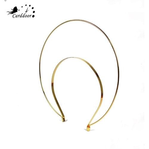 Carddoor Multi-layer Metal Tiaras and Crowns For Women New Hair Jewelry Headband Wedding Hair Accessories Gold Bridal Hairband