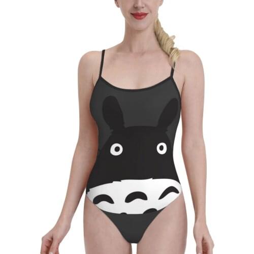 Women 2021 sexy Bikinis Totoros Lovely Cat Women Swimsuit One-Piece Swimwear Anime bathing suit SwimSuit For Women