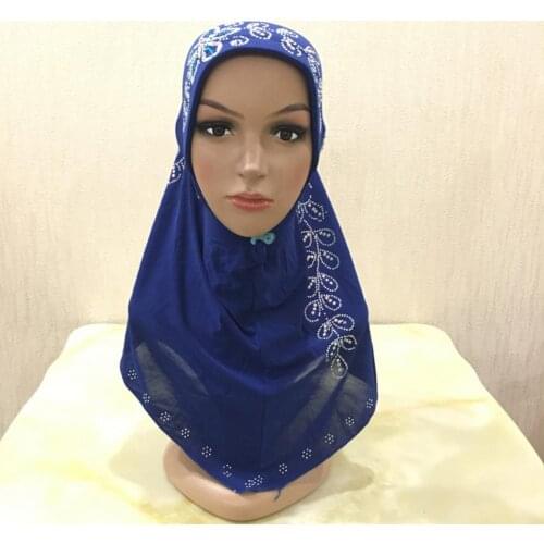 Women Headscarf Summer Double Colors Peacock Pattern Rhinestone Design HeadWrap Scarf for Party Femme scarves Plus Size