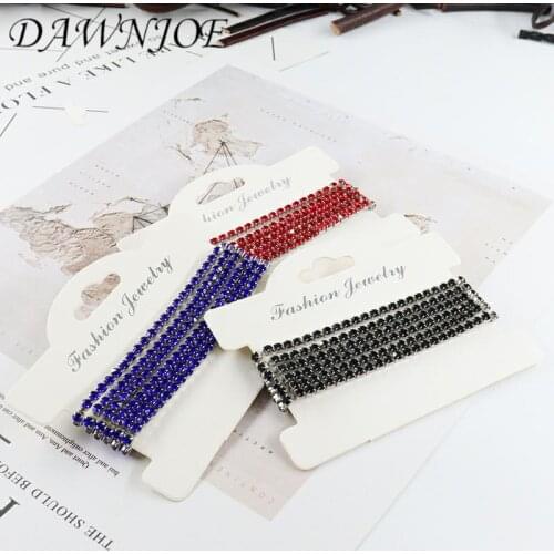 1M /lot 2.6x2.6mm High Quality Stainless Steel Four Claw Colorful Crystal Chain DIY Making Necklace Bracelet Jewelry Finding