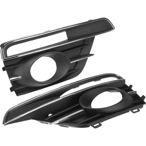 1 Pair Car Front Left & Right Bumper Fog Light Lamp Grille Cover Fit for VW Beetle 2016 2017 2018 2019 5C5854661J 5C5854662J