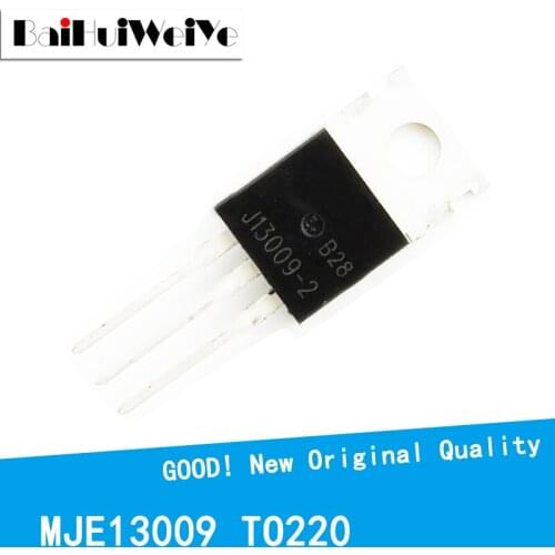 10pcs/lot MJE13009 E13009-2 400V12A E13009 TO-220 High Voltage Fast-Switching NPN Transistor new original Good Quality Chipset