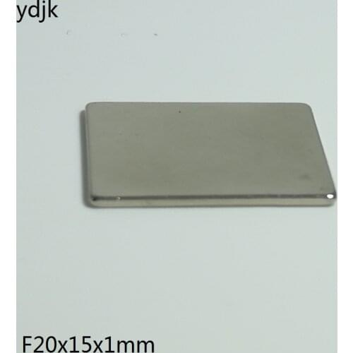 10pcs/lot Neodymium magnet 20*15*1 N38 Rectangular magnets f 20 x 15 x 1 Super Strong NdFeB magnets 20x15x1