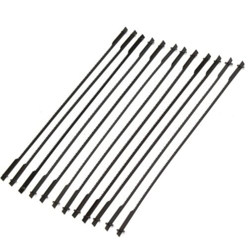12Pcs 127mm Pinned Scroll Saw Blades TPI 10/15/18/24 Power Tools Accessories for Woodworking