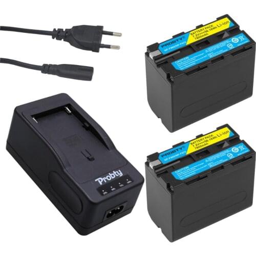 2x 7800mAh NP-F970 NP-F960 NP F970 NP F960 Battery +LED Rapid Battery Charger For SONY F930 F950 F770 F570 NP-F750 NPF770