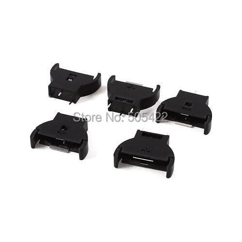 500pcs/lot CR2032 CR2025 Coin Cell Button Battery Socket Holder Vertical DIP 3 Terminal Wholesale