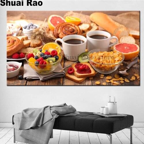 Diamond Embroidery painting puzzle 5d,Full,diamond painting christmas,square Rhinestone,Mosaic abstract food pattern