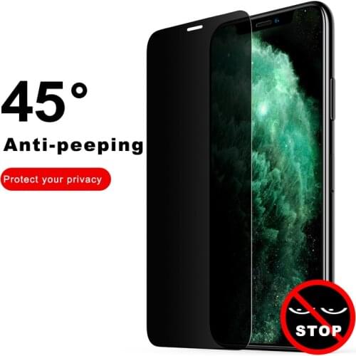 MTOP Luxury Anti Spy Tempered Glass For iPhone 12 mini 11 Pro XS Max X XR Privacy Screen protector 2021 Glass Film