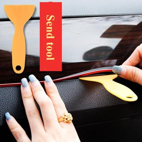 5 M Interior Decoration Pattern Trim Strips Inside Dashboard Door Edge For BMW X-series 3-series 5-series 7-series E F-series