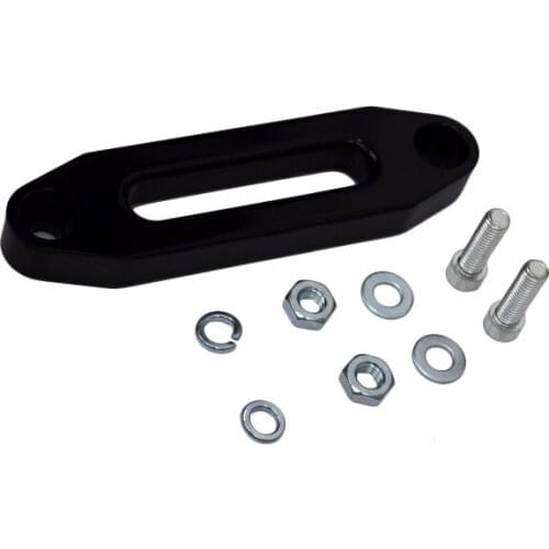 4000lbs Black Hawse Fairlead,Synathetic Rope Fairlead,Hawse Fairlead for Boat Winch Cable