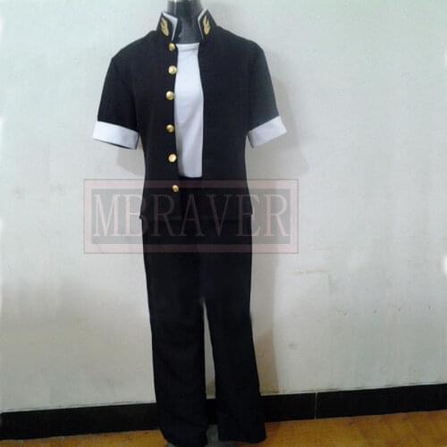 Custom-made The King of Fighters Kyo Kusanagi Uniform Cosplay Costume Free Shipping