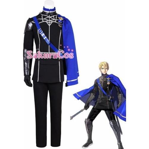 Three Houses Fire Emblem Dimitri Alexandre Blaiddyd/Bladud Cosplay Costume Halloween Party Carnival Cosplay Costumes Uniform