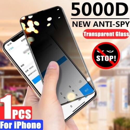 New Anti Spy Peep Screen Protector Glass For iPhone Xs Max XR X 8 7 6 6s PIus SE 2020 Glass For iPhone 11 12 Pro Max Mini Cover