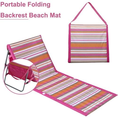 Outdoor Leisure Lounger Cushion Backrest Portable Travel Mattress Camping Folding Rest Chair Beach Mat