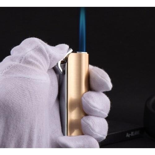 Straight Into The Lighter Semi-cylindrical Classic Metal Windproof Lighter Smoke Accesoires Briquets Et Accessoires Fumeurs