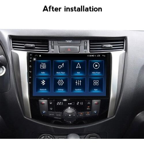 128GB ROM Stereo Headunit 2 Din Car Radio Player For Nissan NAVARA NP300 NP 300 2014 2015 2016 2017 RDS Car Multimedia Player