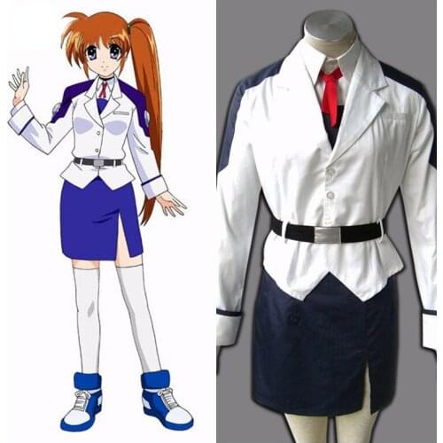 Magical Girl Lyrical Nanoha Nanoha Takamachi 1st Children Halloween Anime Cosplay Costume Customize