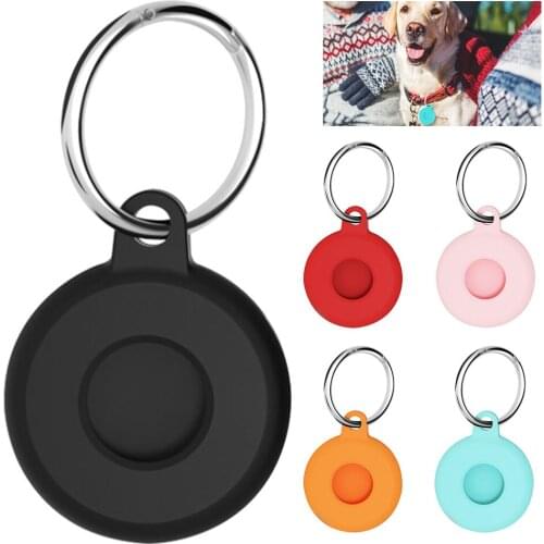 Protect Sleeve High quality Anti-Lost Key Charm Luggage Pet Locator Tracker For Apple AirTag Case Liquid Silicone Cover Child