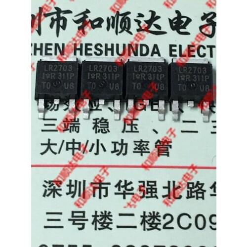 10pcs/lot LR2703 IRLR2703 New Spot TO-252 30V 22A