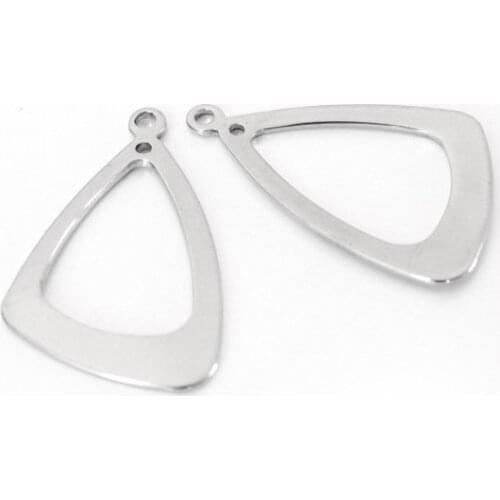 10pcs 22*34mm Stainless Steel Charms dolphin Pendant Stamping Blanks Pendants For Necklaces DIY Jewelry Making