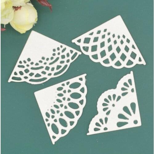 4Pcs / Set Flower Petal Metal Cutting Dies Scrapbooking DIY Paper Cards Decorative Embossing Die Cuts