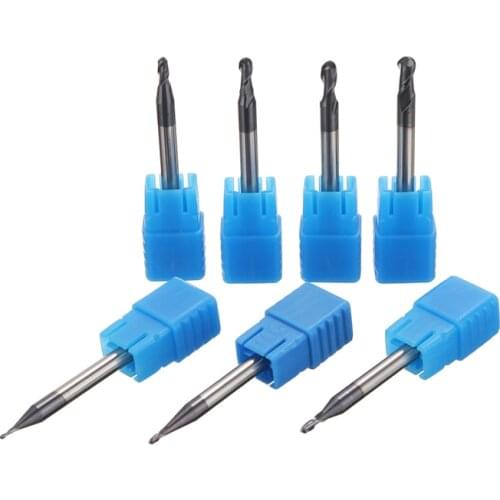 0.5/0.75/1.0/1.25/1.5/1.75/2.0mm End Mill Quality Tungsten Carbide Milling Cutter Router Bit 3 Flute Power Tools for Engraving