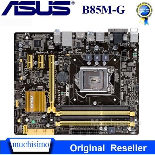 B85M-G ASUS LGA 1150 Motherboard Micro-ATX B85M-G Systemboard B85M DDR3 For Intel B85 32GB Mainboard Used