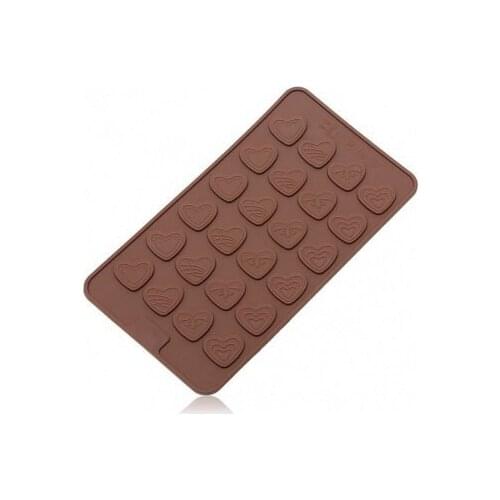 Free Shipping Heart Shaped Silicone Cake Mould Chocolate Fondant Cookies Baking Mold