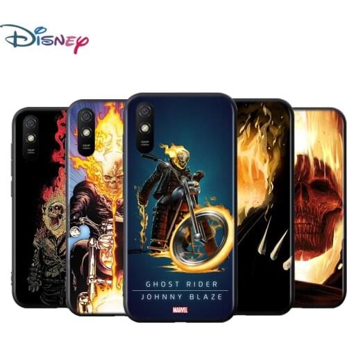 Ghost Rider For Xiaomi Redmi 9T 9I 9AT 9A 9C 9 8A 8 7A 7 6A 6 5A 5 4X PRO Prime Plus Black Soft Phone Case