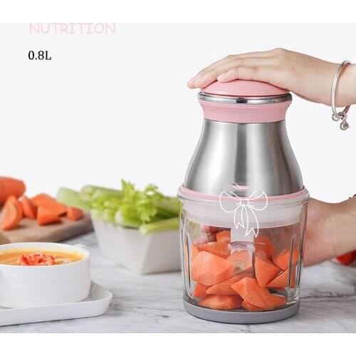 Electric meat grinder household food stirring dumplings filled beef minced vegetables garlic blender 3L