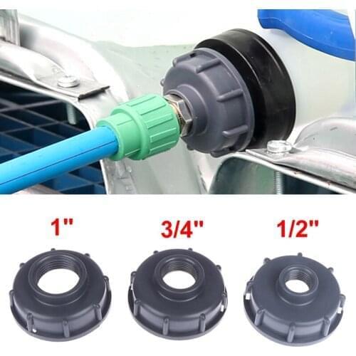 IBC Tank fittings S60X6 Coarse Threaded Cap to 1/2" 3/4" 1" Adaptor Connector
