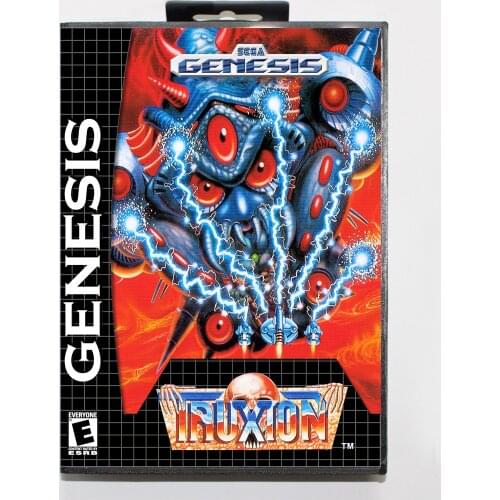 Truxton 16bit MD Game Card For Sega Mega Drive/ Genesis with Retail Box