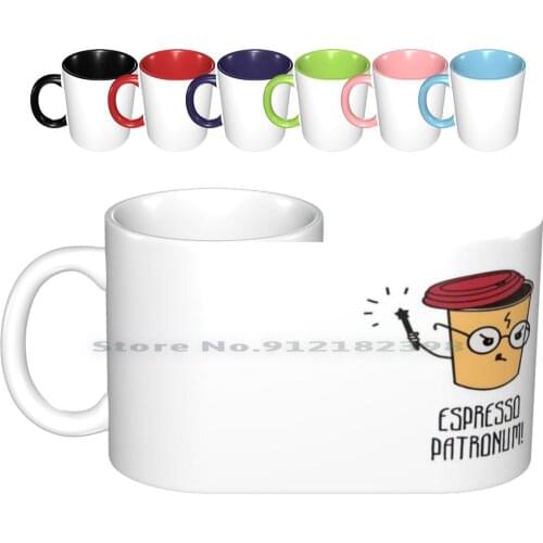 Espresso Patronum Mug , Funny Cartoon Mug Cup Ceramic Mugs Coffee Cups Milk Tea Mug Espresso Espresso Patronum Espresso