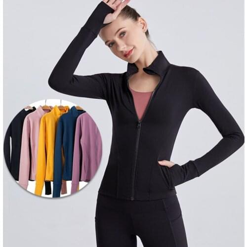 Long Sleeve Sports Jacket Yoga Clothes