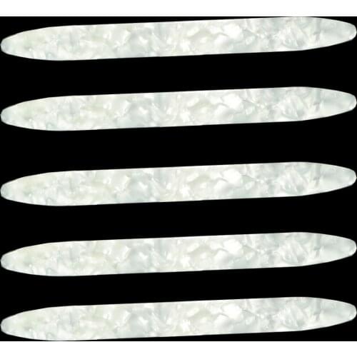 Lots of 10pcs 0.71mm White Pearl Celluloid Oud Picks Plectrums Reeshe Risha