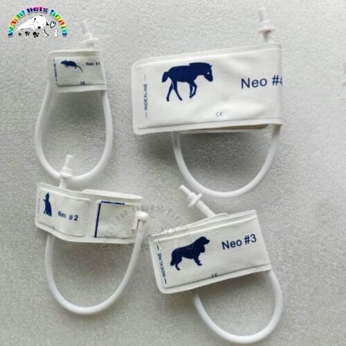 Reusable Blood Pressure Cuff for Dog Cat Horse Mouse Elephant non-woven Fabric Veterinary Specialized Animal Monitor Blood