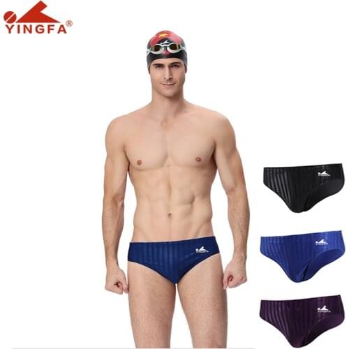 Yingfa 9802 mens swimming trunks men swimwear comfortable quick-drying anti-chlorine briefs mens swimsuit