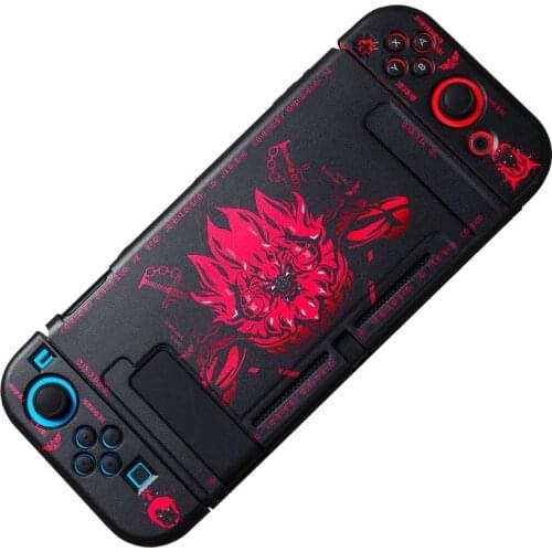 Soft TPU Skin Matte Joycon Protective Black Case for Zelda Lynel Nintendo Switch NS Joy-Con Back Housing Shell Cover Protector