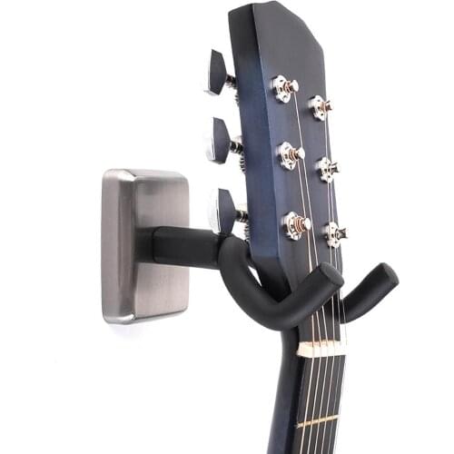 Guitar Stand Wall Mount Hanger Hook Stainless Steel Base Iron Rack Display Holder Guitarra Bracket Guitar Part Accessories