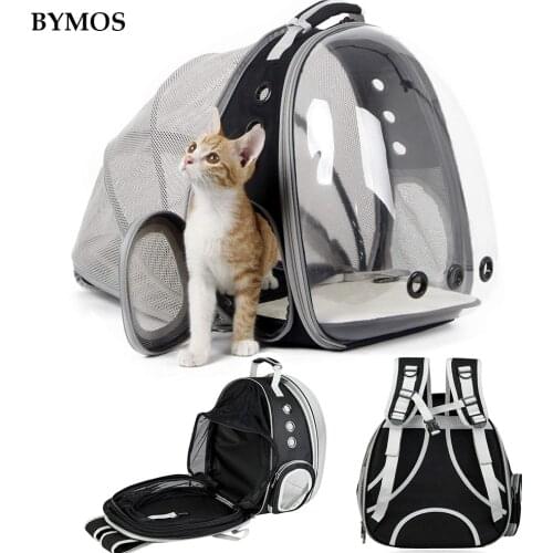 Portable Pet Cat Backpack Foldable Multi-Function Pet Dog Carrier Bag Large Space Capsule Bubble Shoulder Pet Backpack Cage Tent